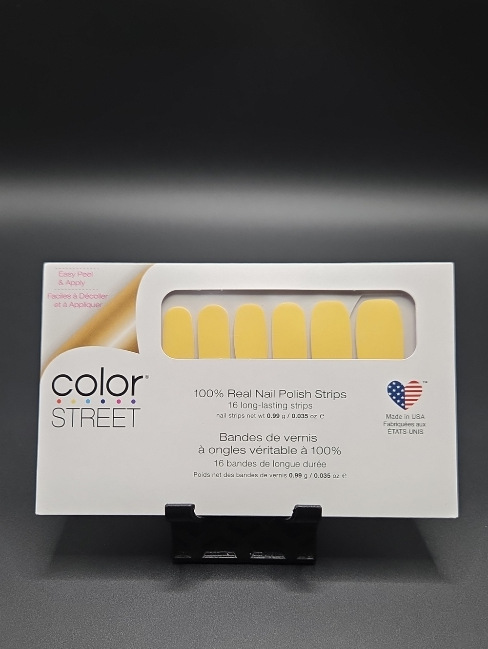 Color Street Nail Polish Strips Brand New Belgian Buttercup